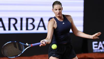 Karolína Plíšková na turnaji v Římě 2026