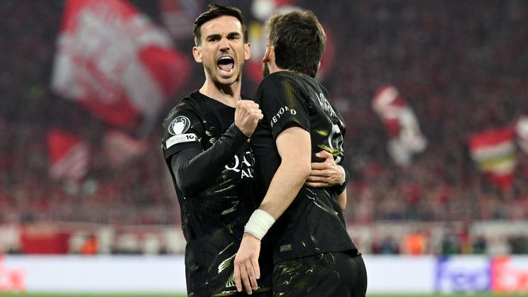 Fabián Ruiz z PSG slaví v odvetě semifinále Ligy mistrů v Mnichově
