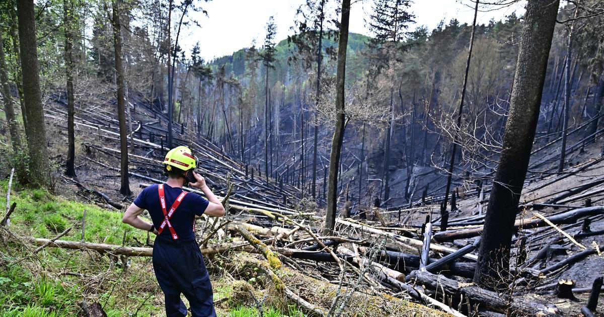 Němečtí hasiči získávají kontrolu nad rozsáhlým požárem na západě země