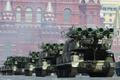 Ruské systémy protivzdušné obrany S-400 na Rudém náměstí.