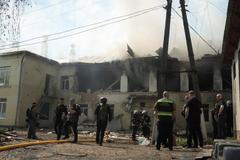 Russian drone strike in Sumy
