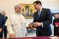 Americký ministr zahraničí Marco Rubio papeže navštívil krátce před prvním výročím pontifikátu; 7. května 2026, Vatikán. 
