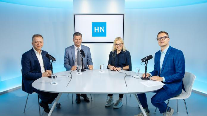 Debata HN,  Jan Michal, generální ředitel CzechInvest, Martin Vohánka, generální ředitel Eurowag, Hana Součková, generální ředitelka SAP ČR, Michael Mareš, redaktor HN,