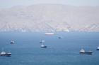 Vessels in the Strait of Hormuz