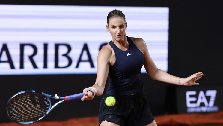 Karolína Plíšková na turnaji v Římě 2026