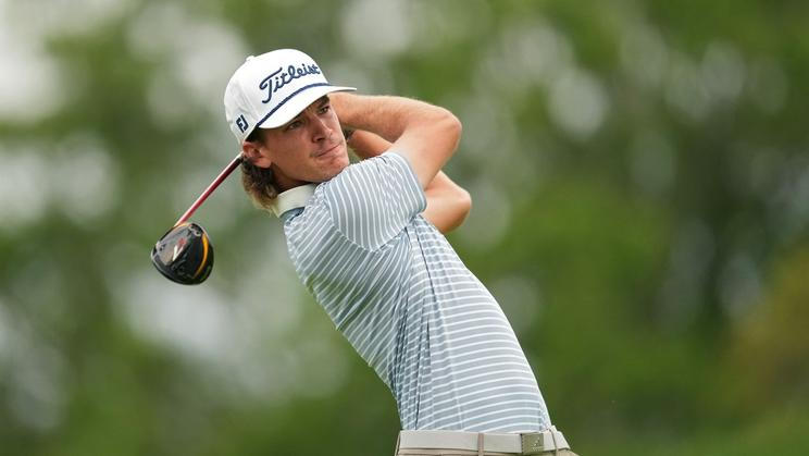 Golfista Petr Hrubý
