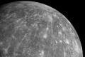 A mosaic of images by NASA's Messenger spacecraft shows an impact crater on the surface of Mercury, named Hokusai