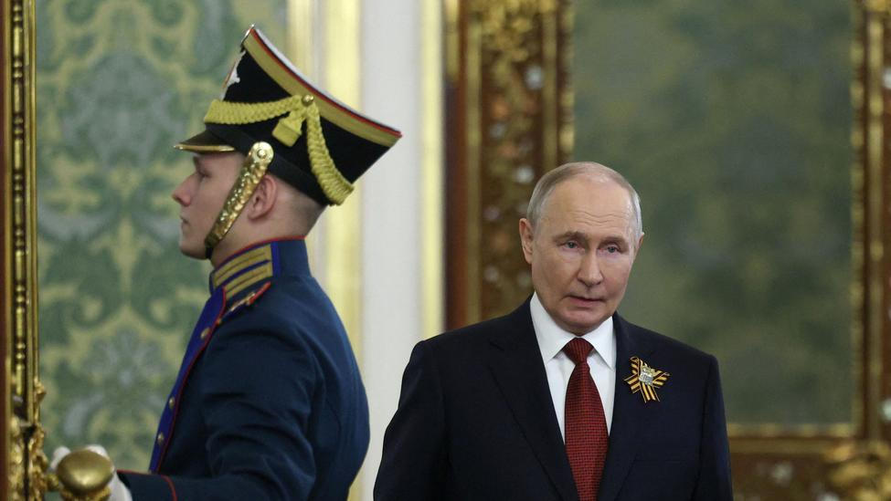 Russian President Vladimir Putin meets with Slovak Prime Minister Robert Fico in Moscow