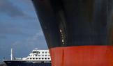 The cruise ship MV Hondius arrives at the port of Granadilla de Abona after being affected by a hantavirus outbreak, in Tenerife