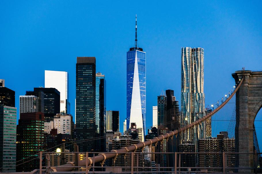 Lower,Manhattan's,Iconic,Skyline,,Featuring,One,World,Trade,Center,And