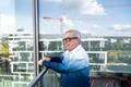 Architekt Daniel Libeskind během své návštěvy Prahy v říjnu 2025, kdy představil svůj návrh budov, které mají být součástí nově vznikající pražské čtvrti Rohan City.