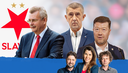 Za nenávist kolem Němců může Babiš. Po běsnění na Slavii nemohl syn usnout. / Koláž: Petr Šimčík, Aktuálně.cz