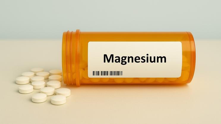 Magnesium,Tablets,Box,On,Hospital,Pharmacy,Table,With,Medical,Background