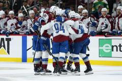 NHL: Stanley Cup Playoffs-Colorado Avalanche at Minnesota Wild