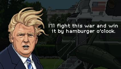 V nové hře od The Secret Handshake s názvem Operation Epic Furious: Strait to Hell si zahrajete za Donalda Trumpa.