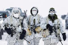 FILE PHOTO: Canadian troops conduct arctic operations
