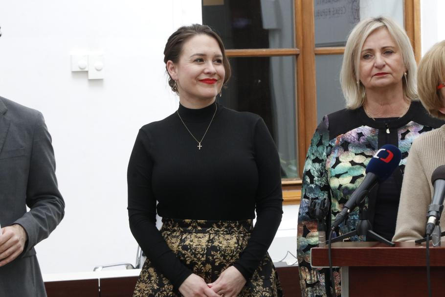 Gabriela Sedláčková letos na jaře ve sněmovně jako členka vládní koalice Motoristé sobě, ANO a SPD.