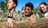 Members of the U.S. Naval Academy's first year class test pariticpate in the Sea Trials, a grueling end-of-year training exercise.