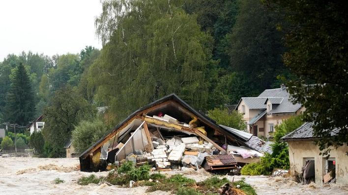 Jeseník, povodně 2024