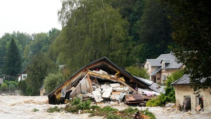 Jeseník, povodně 2024