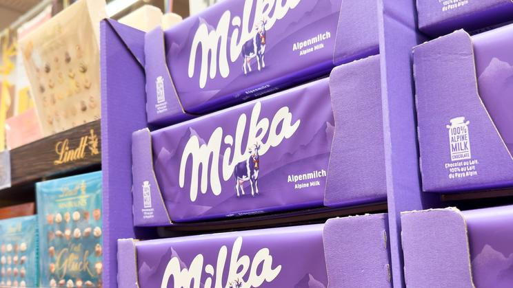 Villach,,Austria,-,February,12,,2025:,Milka,Alpenmilch,Chocolate,Bars