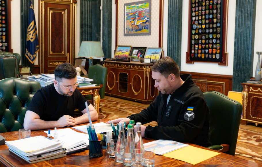 Kyrylo Budanovs Volodymyrem Zelenským