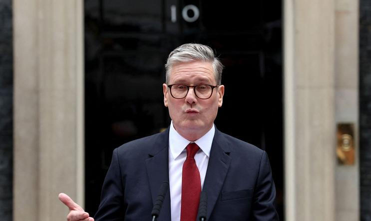 Britský premiér Keir Starmer.