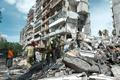 Aftermath of a Russian missile and drone attack in Kyiv