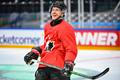 Sidney Crosby při tréninku na mistrovství světa 2026