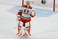 Lukáš Dostál , brankář týmu Anaheim Ducks