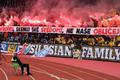 fanoušci Baníku Ostrava, transparent