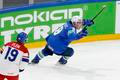 Marcel Mahkovec slaví vítězný gól v zápase MS 2026 Česko - Slovinsko
