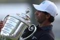 Aaron Rai s trofejí pro vítěze PGA Championship 2026