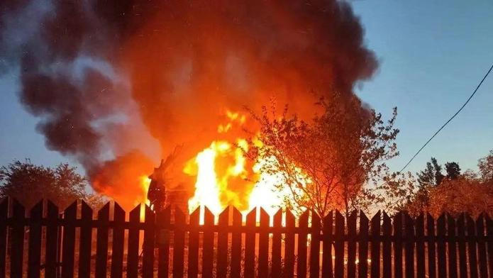 Aftermath of a Ukrainian drone attack in Moscow region