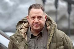 FILE PHOTO: Head of Presidential Office Yermak in Kyiv