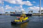Cruise ship MV Hondius arrives at the Port of Rotterdam