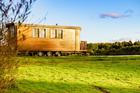 Caravan,Wooden,Construction,Trailer,Used,As,Tiny,House.