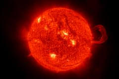 The,Sun,From,Space,On,A,Dark,Background.,Elements,Of