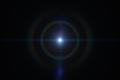 Halo,,Optical,Phenomenon.,Lens,Flare,On,Black.,Anamorphic,Streak.,Anamorphic