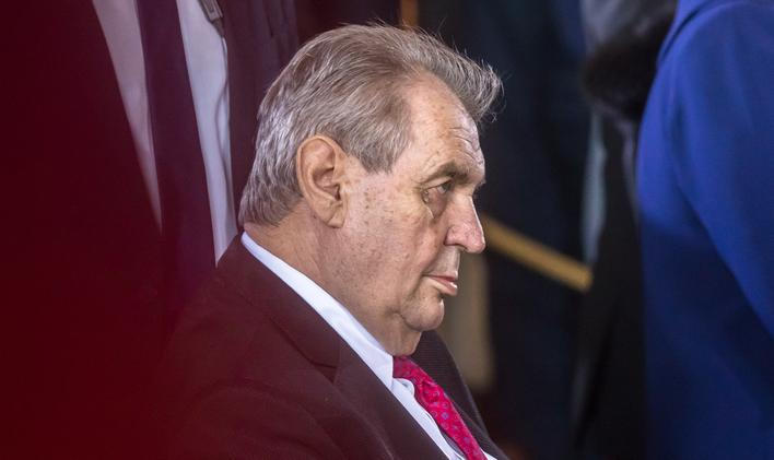 Exprezident Miloš Zeman se na iauguraci svého nástupce Petra Pavla na Pražském hradě; Praha, 9. 3. 2023.