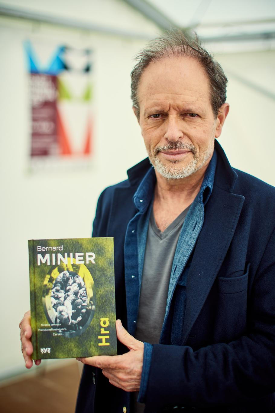 Francouzský spisovatel Bernard Minier na letošním pražském veletrhu Svět knihy představil svoji novou knihu Hra.