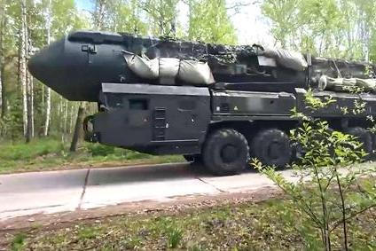Rakety Iskander-M patří mezi zbraně, kterými Rusko opakovaně připomíná svou jadernou sílu,
