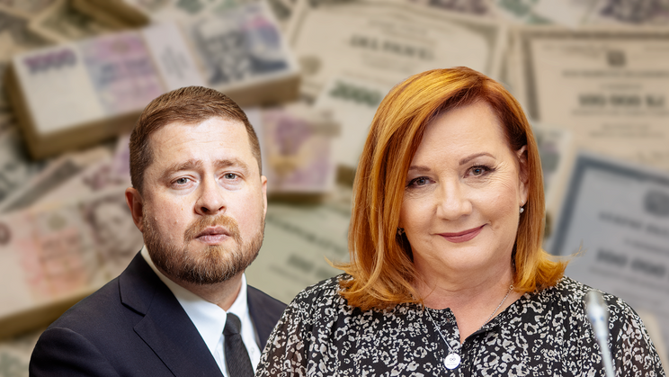 Alena Schillerová a Aleš Michl
