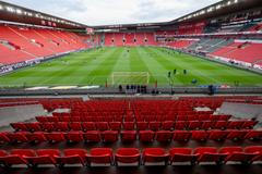 Uzavřené hlediště Slavie