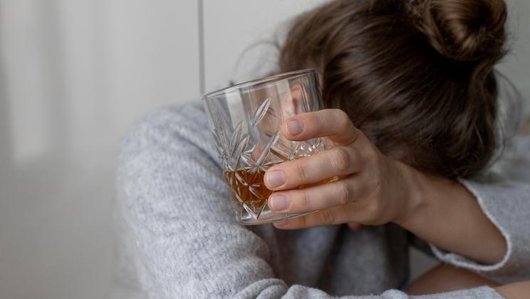 Alcoholism,,Alcohol,Addiction,.,Drunk,Woman,Or,Female,Alcoholic,Drinking