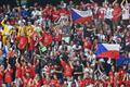 Čeští fanoušci na zápase MS 2026 Česko - Slovensko