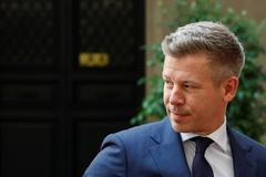 Budoucí premiér Maďarska Péter Magyar. Foto ze 7. května 2026.