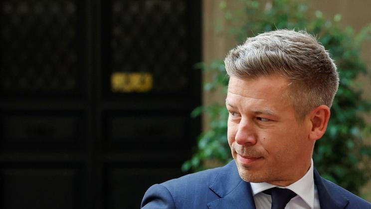 Budoucí premiér Maďarska Péter Magyar. Foto ze 7. května 2026.