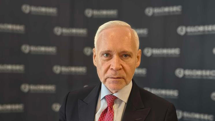 Starosta Charkova Ihor Těrechov na konferenci GLOBSEC v Praze, 23. května 2026.