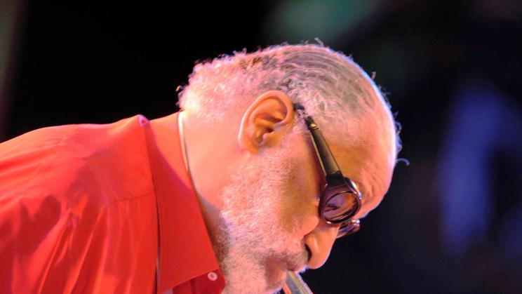 FILE PHOTO: U.S. jazz legend Sonny Rollins performs at the Vitoria-Gasteiz Jazz Festival, in Vitoria